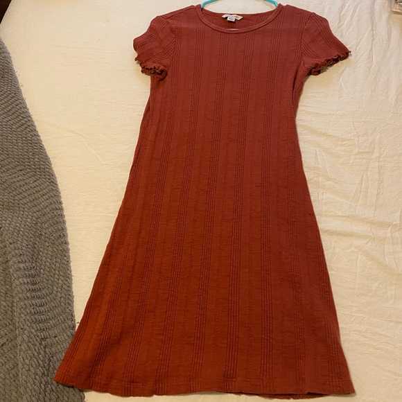 American Eagle rust colored mini dress - Picture 1 of 4